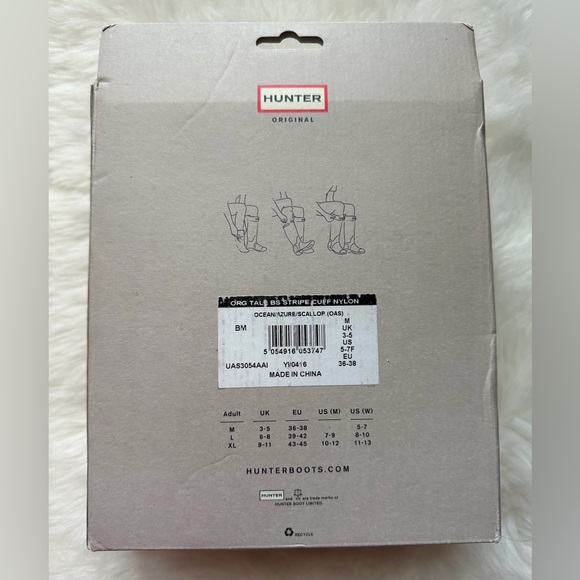 New! Hunter Tall Boot Socks - Black, Blue, and Red - Picture 2 of 2